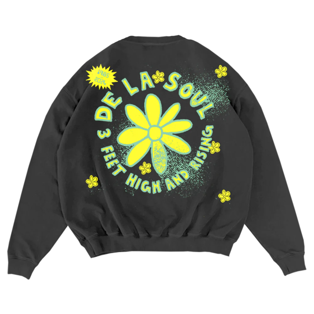 De La Soul - 3 Feet High and Rising Black Crewneck
