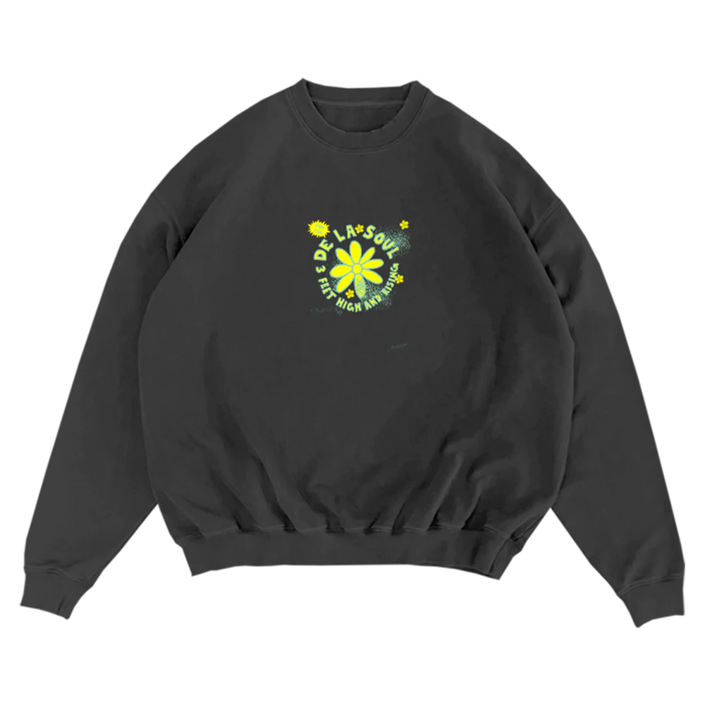 Feet High and Rising Black Crewneck De La Soul