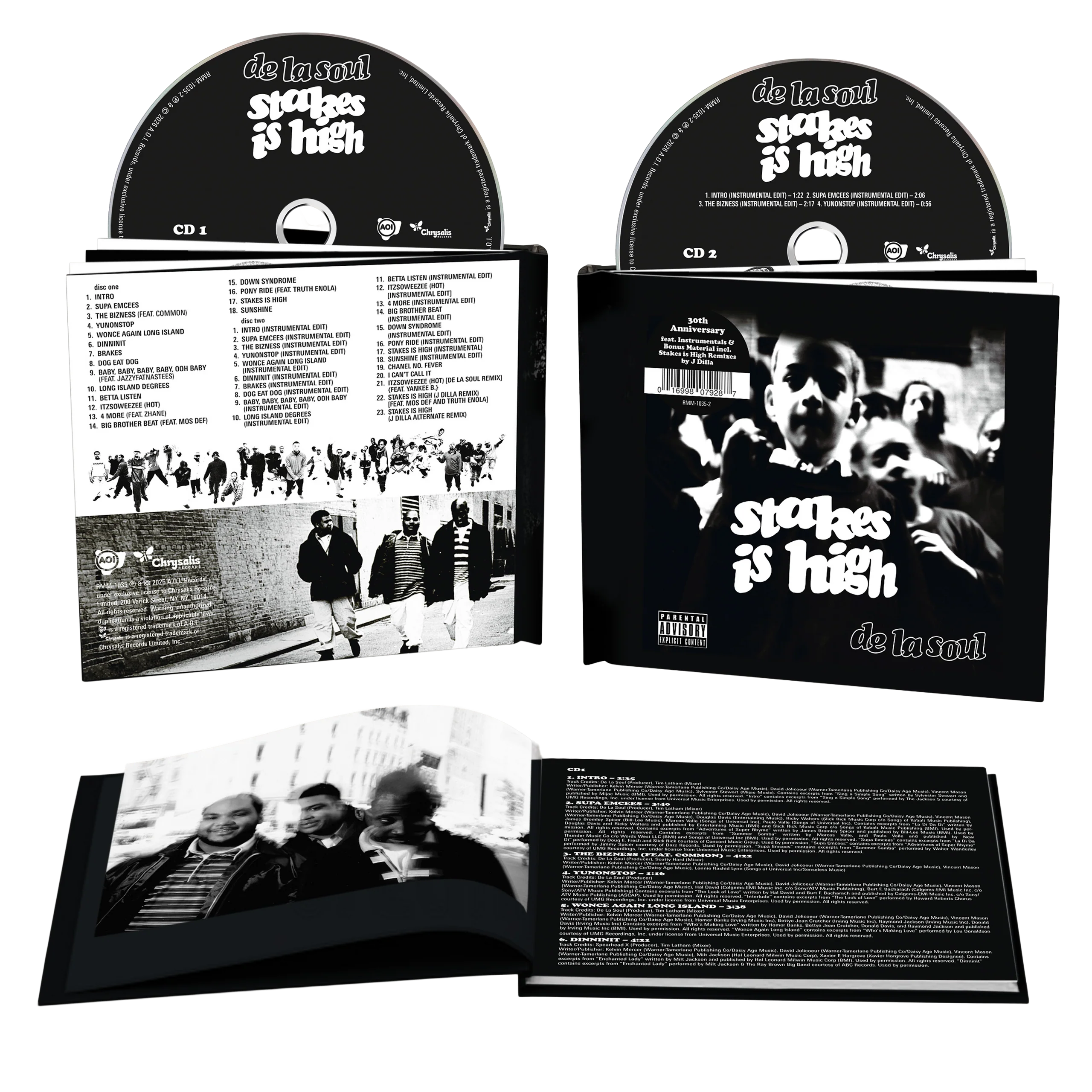 De La Soul - Stakes is High (30th Anniversary) 2CD