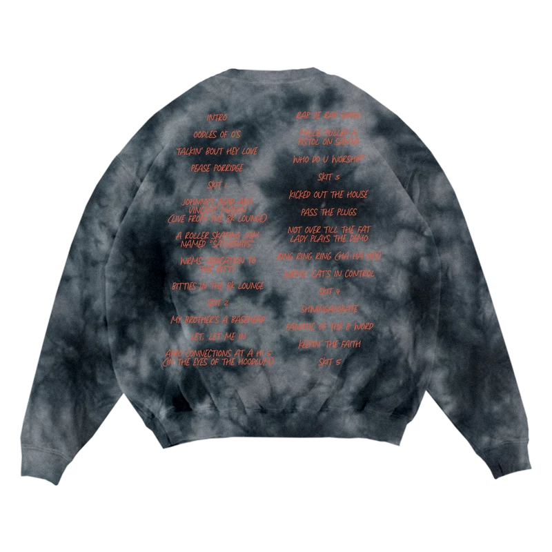 De La Soul - DE LA SOUL IS DEAD TRACKLIST CREWNECK