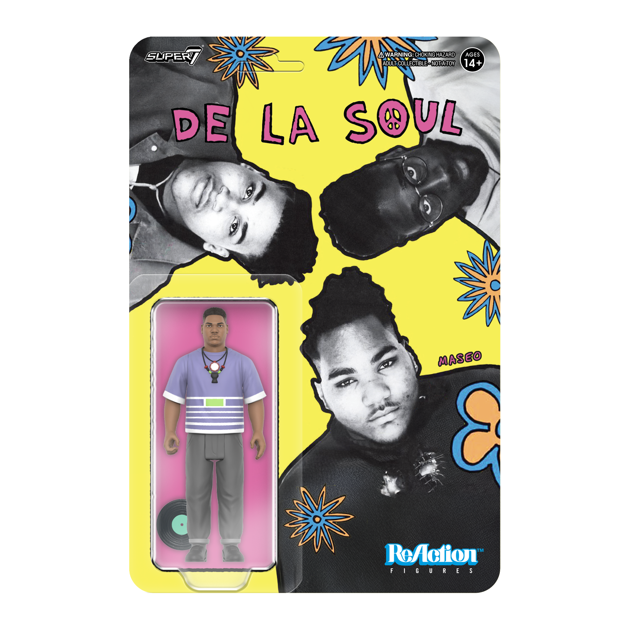 De La Soul - Super7 x De La Soul: Vincent "Maseo" Mason ReAction Figure