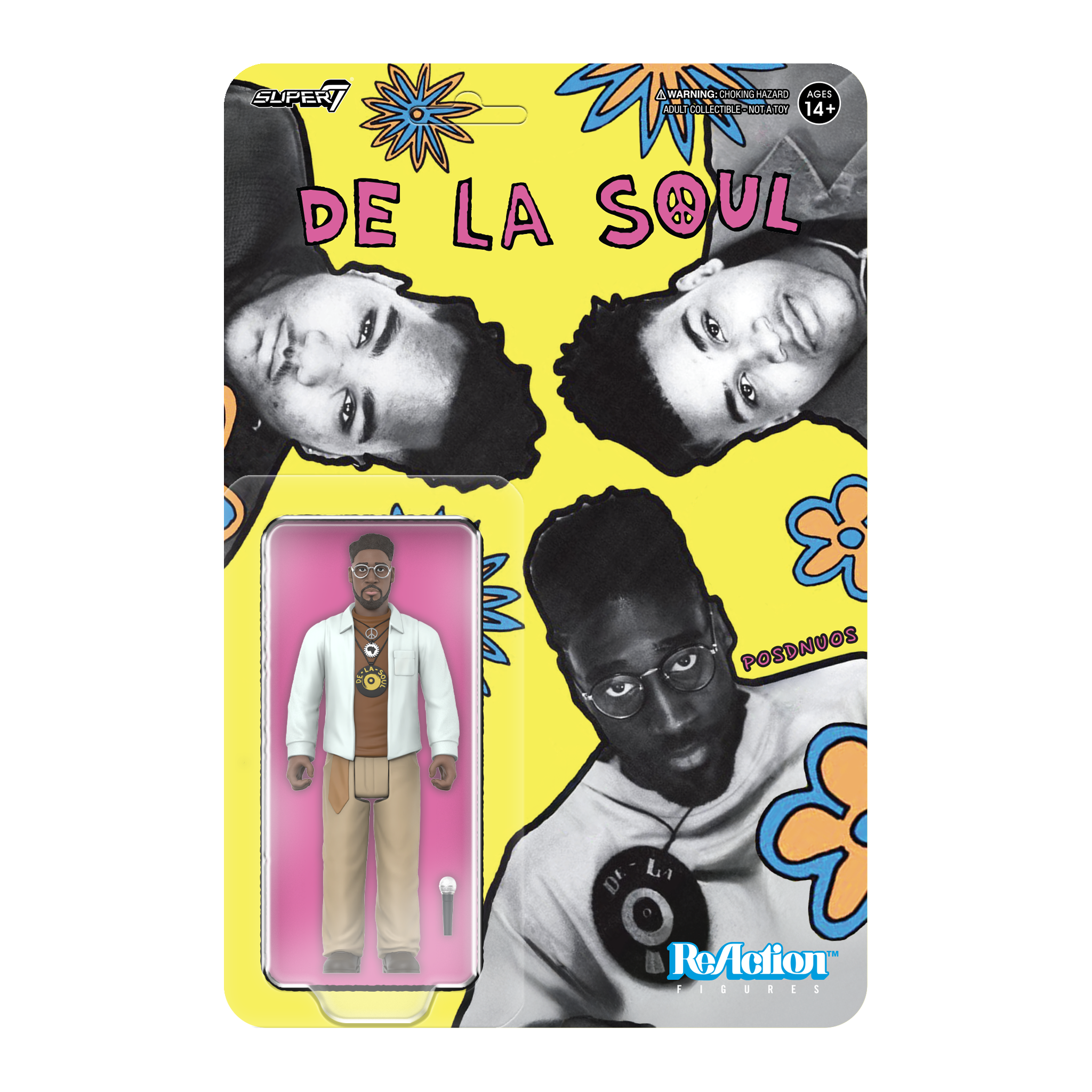 De La Soul - Super7 x De La Soul: Kelvin "Posdnuos" Mercer ReAction Figure
